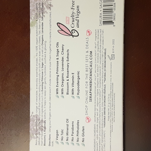 Sakura + sage vegan eyeshadow and blush palette never used - Picture 5 of 5